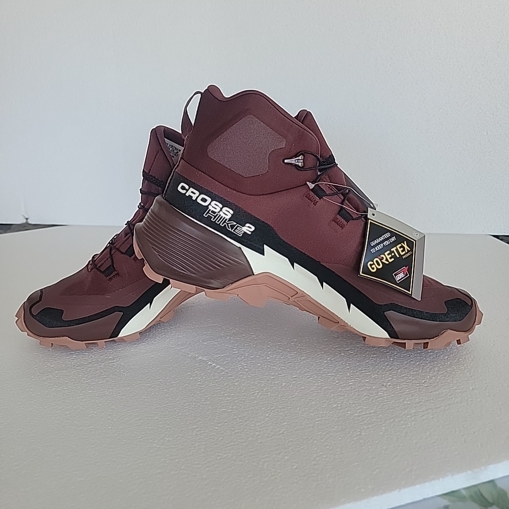 Salomon Cross Hike 2 Mid GTX Hiking Boots Waterproof Womens Size 9.5 - Picture 7 of 10